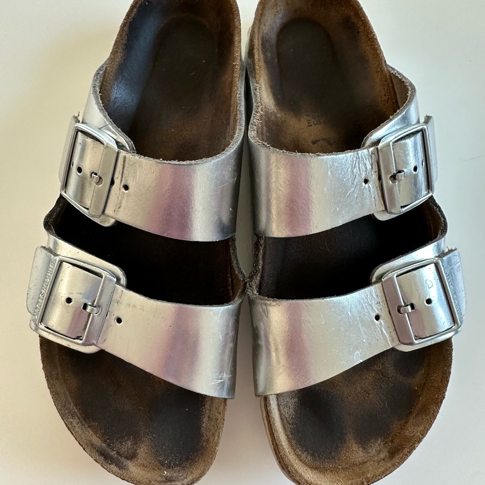 Birkenstock Silver Sandals